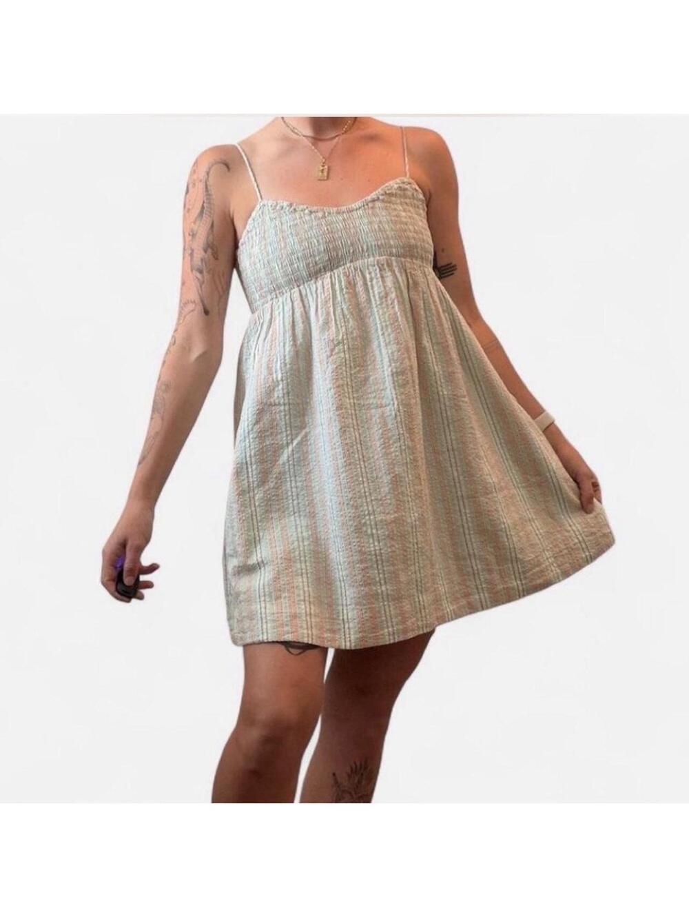 Abercrombie & Fitch Women's Multi and Cream Dress